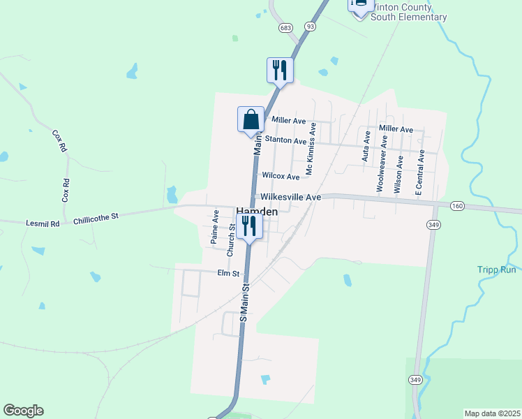map of restaurants, bars, coffee shops, grocery stores, and more near in Hamden