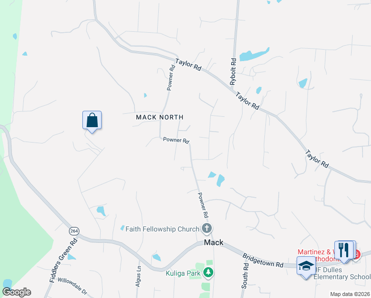 map of restaurants, bars, coffee shops, grocery stores, and more near 3727 Powner Road in Cincinnati