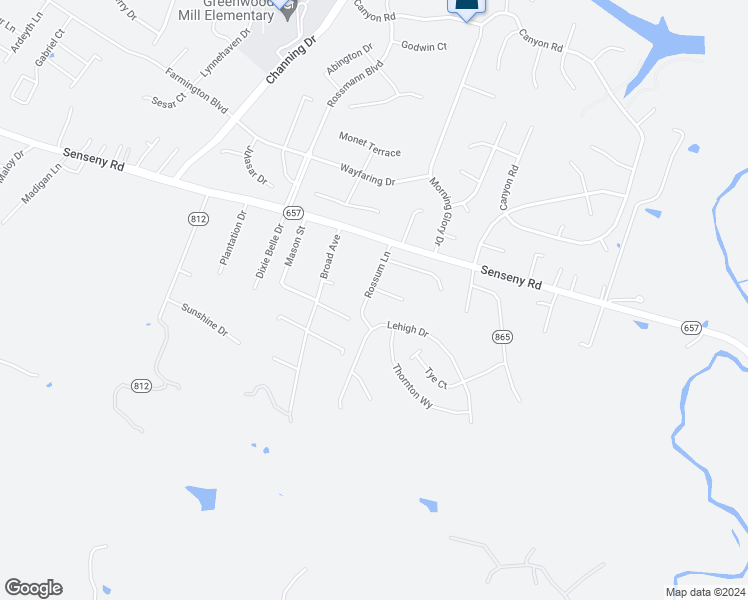 map of restaurants, bars, coffee shops, grocery stores, and more near 169 Rossum Lane in Winchester