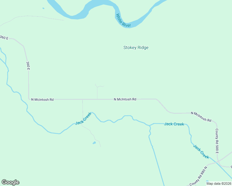 map of restaurants, bars, coffee shops, grocery stores, and more near County Road 950 North in Bloomfield