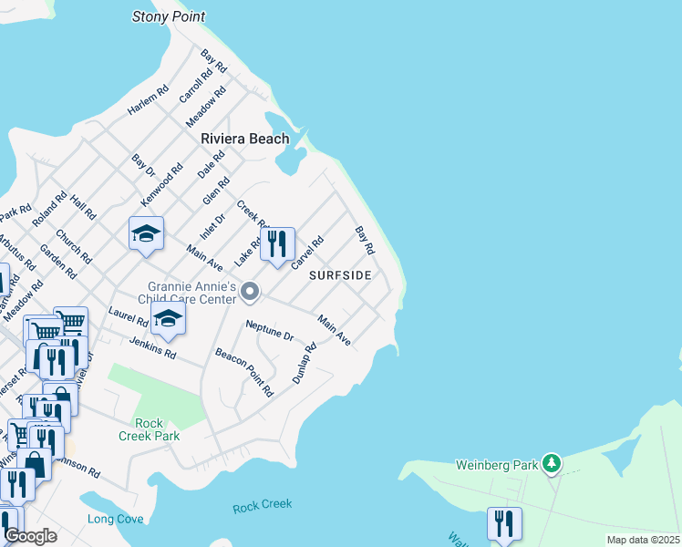 map of restaurants, bars, coffee shops, grocery stores, and more near 238 Wanda Road in Pasadena