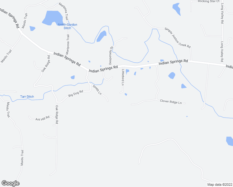 map of restaurants, bars, coffee shops, grocery stores, and more near 13588 Littlebird Lane in Penn Valley