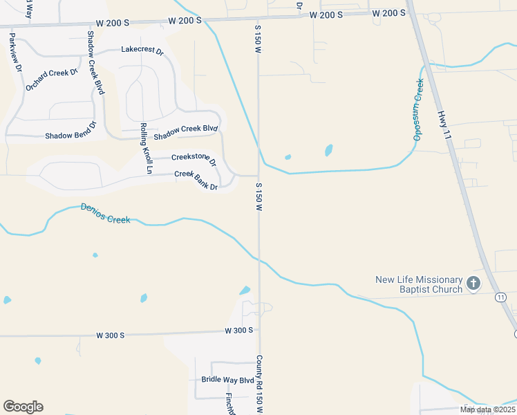 map of restaurants, bars, coffee shops, grocery stores, and more near 3850 South 150 West in Columbus
