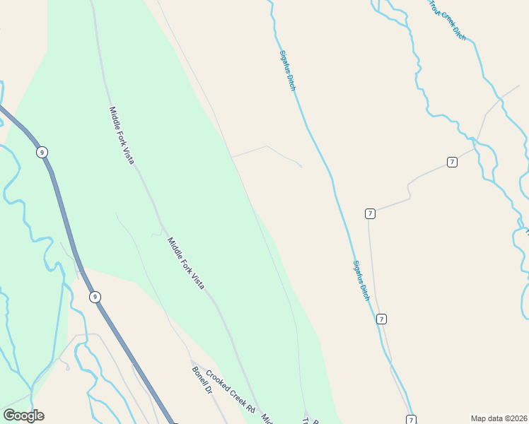 map of restaurants, bars, coffee shops, grocery stores, and more near 2028 Redhill Road in Fairplay