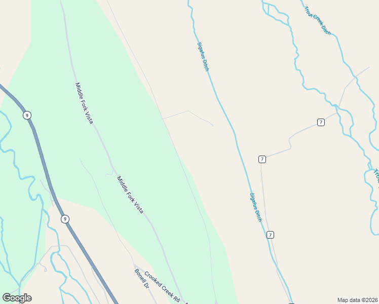 map of restaurants, bars, coffee shops, grocery stores, and more near 2028 Redhill Road in Fairplay