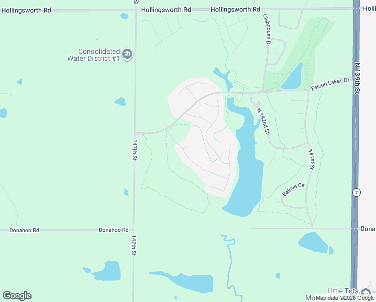 map of restaurants, bars, coffee shops, grocery stores, and more near Falcon Lakes Drive in Basehor