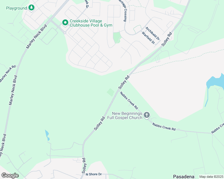map of restaurants, bars, coffee shops, grocery stores, and more near 7780 Solley Road in Glen Burnie