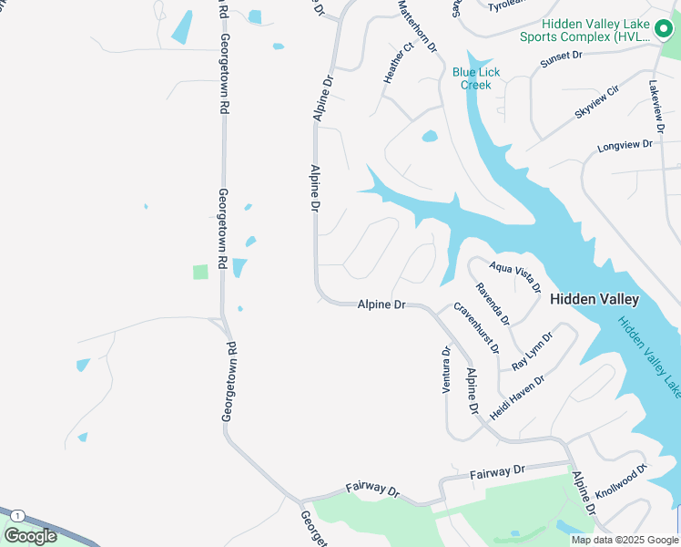 map of restaurants, bars, coffee shops, grocery stores, and more near 1861 East Cove Circle in Lawrenceburg