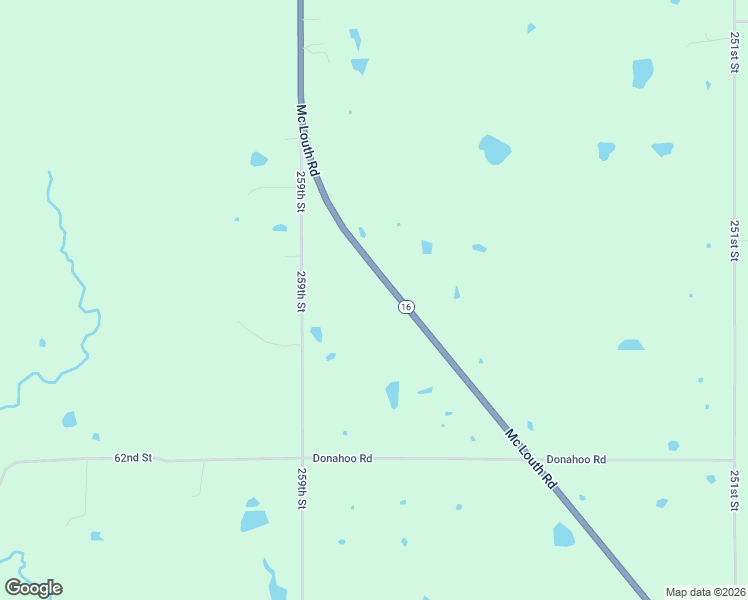 map of restaurants, bars, coffee shops, grocery stores, and more near 21507 Mc Louth Road in McLouth