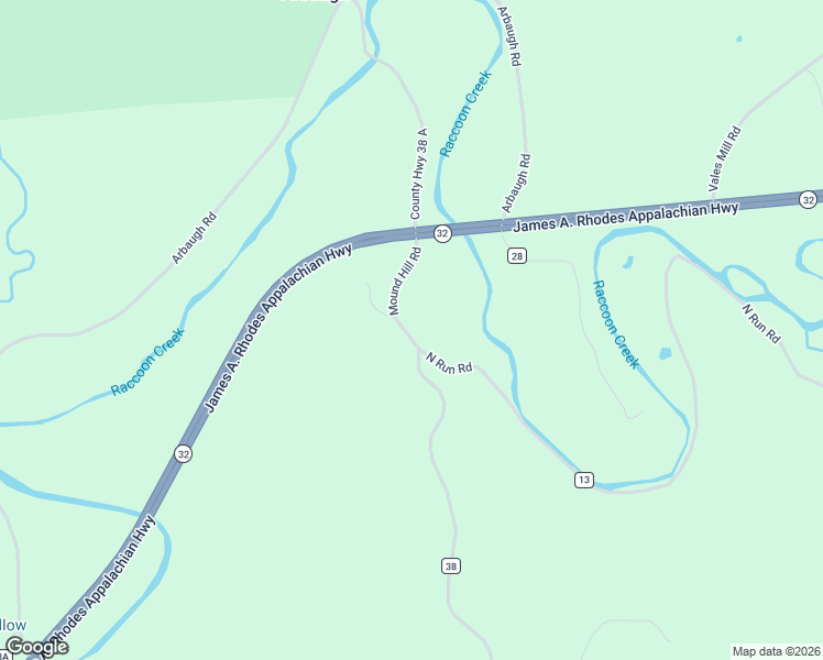 map of restaurants, bars, coffee shops, grocery stores, and more near 37933 Mound Hill Road in Wilkesville