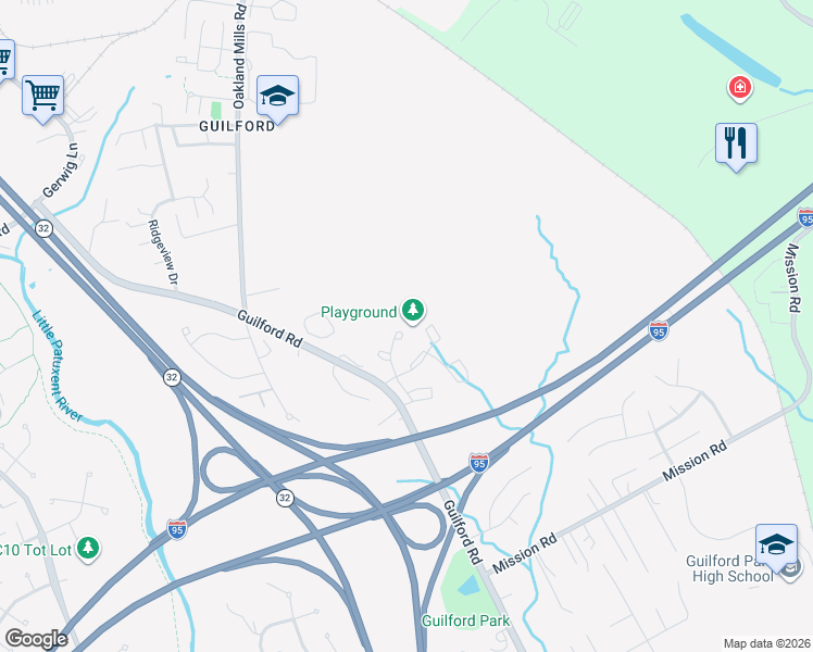 map of restaurants, bars, coffee shops, grocery stores, and more near 9556 Hastings Dr in Columbia