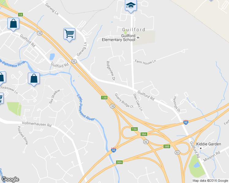 map of restaurants, bars, coffee shops, grocery stores, and more near 9619 Quarry Bridge Court in Columbia