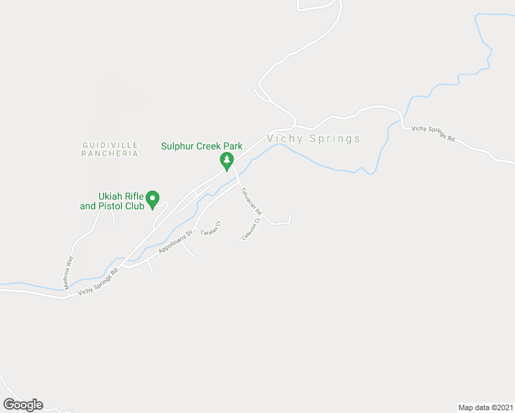 map of restaurants, bars, coffee shops, grocery stores, and more near 531 Tehuacan Road in Ukiah