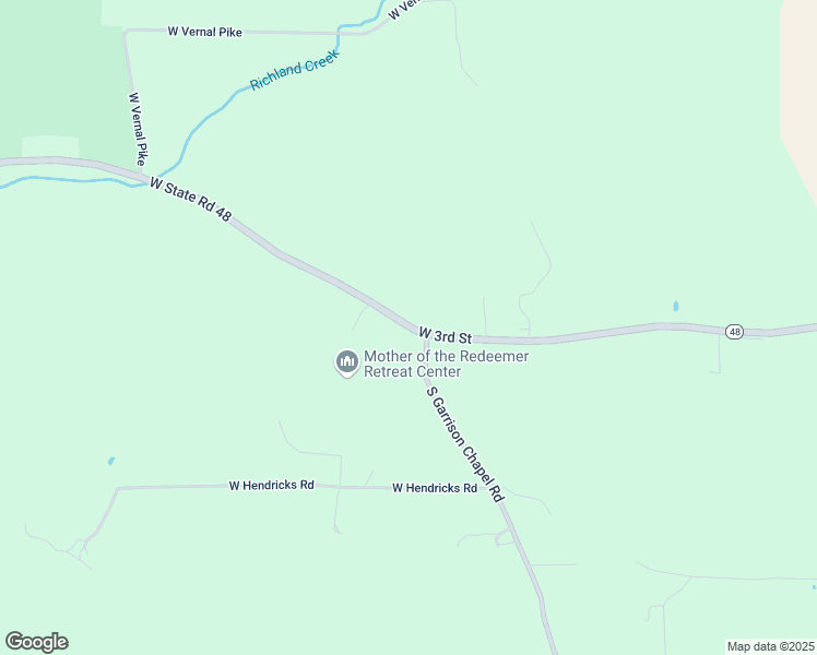 map of restaurants, bars, coffee shops, grocery stores, and more near 8201-8373 West State Road 48 in Bloomington