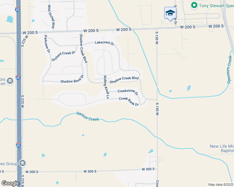 map of restaurants, bars, coffee shops, grocery stores, and more near 2118 Creekstone Drive in Columbus