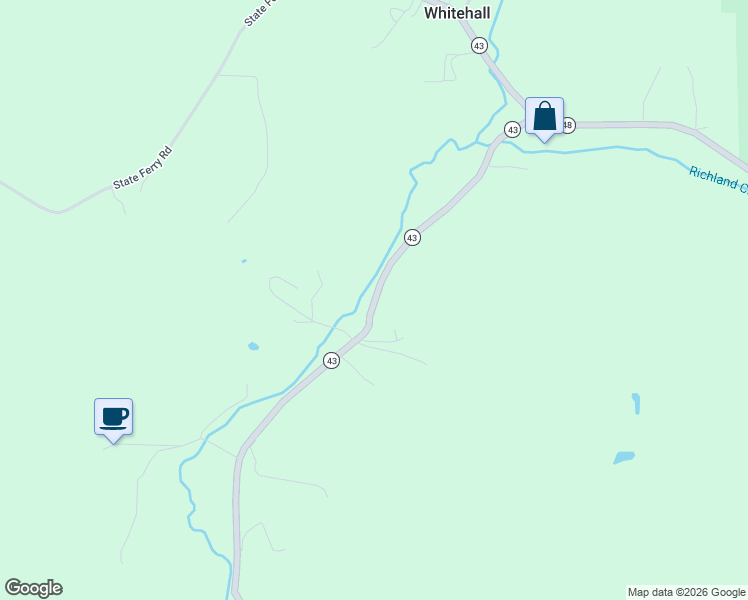 map of restaurants, bars, coffee shops, grocery stores, and more near 10392 Indiana 43 in Spencer