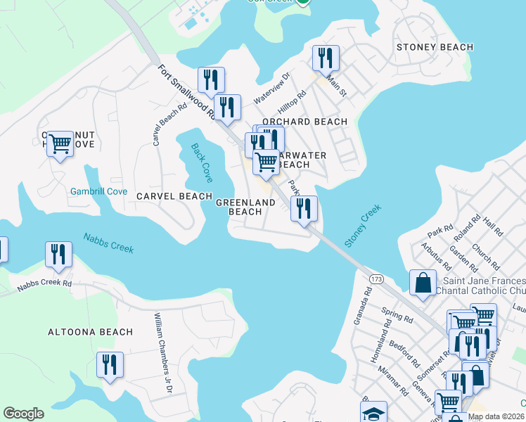 map of restaurants, bars, coffee shops, grocery stores, and more near 112 Weldon Road in Riviera Beach