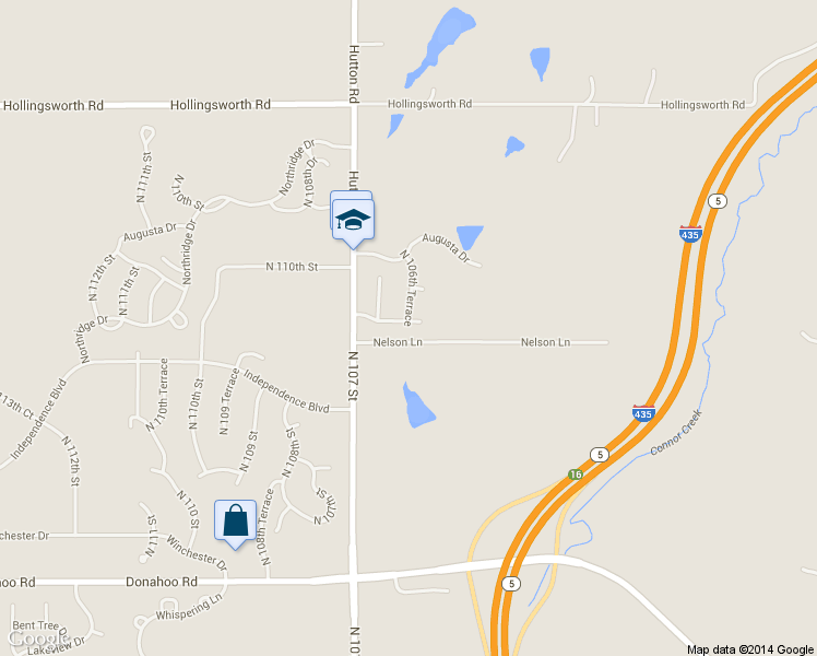 map of restaurants, bars, coffee shops, grocery stores, and more near 10551 Clubhouse Drive in Kansas City