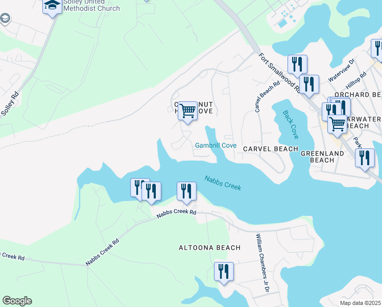 map of restaurants, bars, coffee shops, grocery stores, and more near 1308 Hollow Glen Court in Riviera Beach