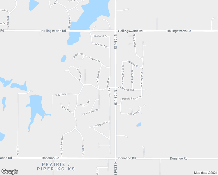 map of restaurants, bars, coffee shops, grocery stores, and more near 12299 ClubHouse Drive in Kansas City