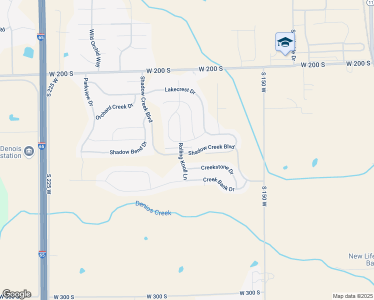 map of restaurants, bars, coffee shops, grocery stores, and more near 2114 Shadow Creek Boulevard in Columbus
