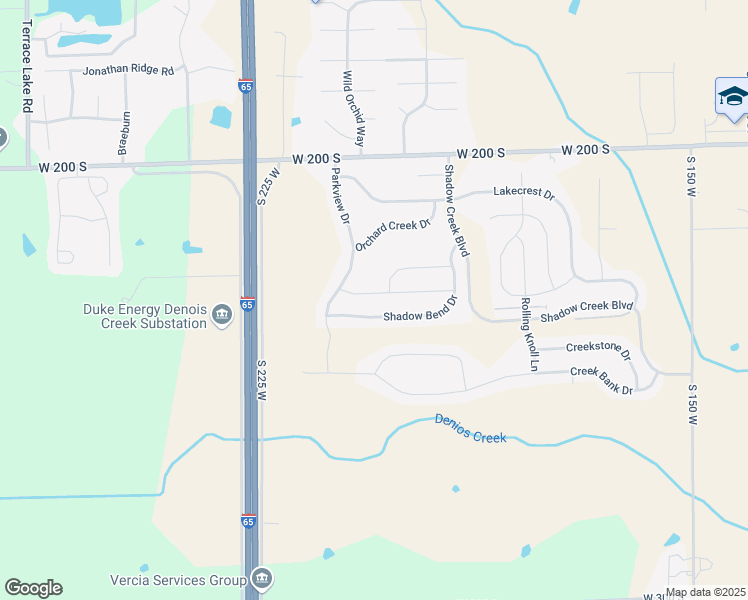 map of restaurants, bars, coffee shops, grocery stores, and more near 2477 Middle View Drive in Columbus