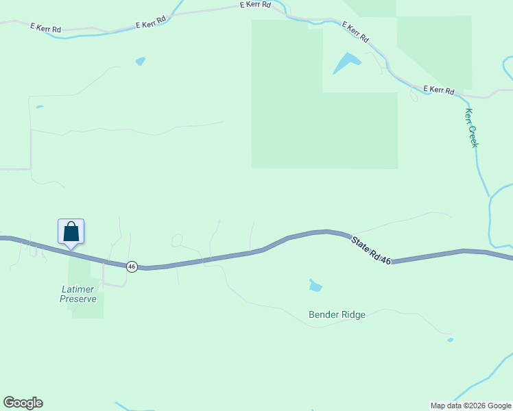 map of restaurants, bars, coffee shops, grocery stores, and more near 6469 State Road 46 in Bloomington