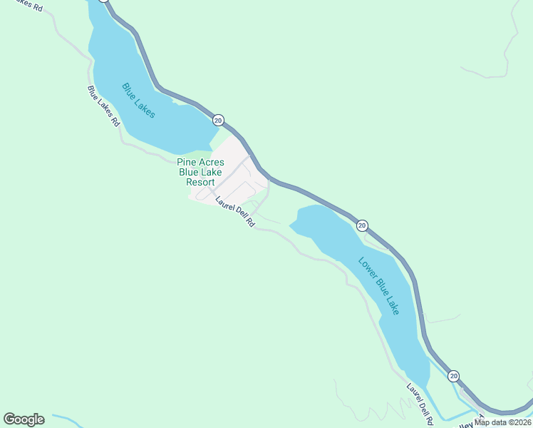 map of restaurants, bars, coffee shops, grocery stores, and more near 9801 Mid Lake Road in Upper Lake