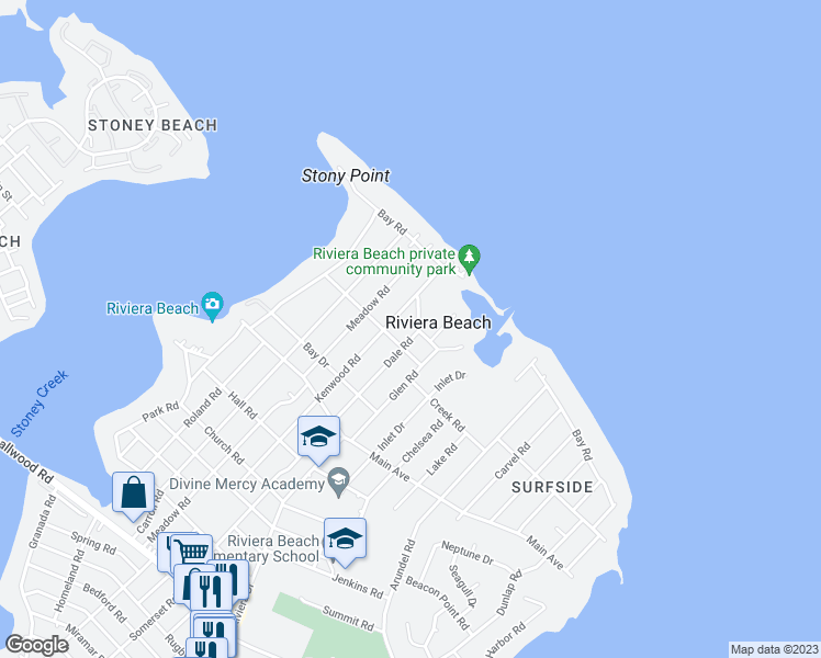 map of restaurants, bars, coffee shops, grocery stores, and more near 246 Dale Road in Pasadena