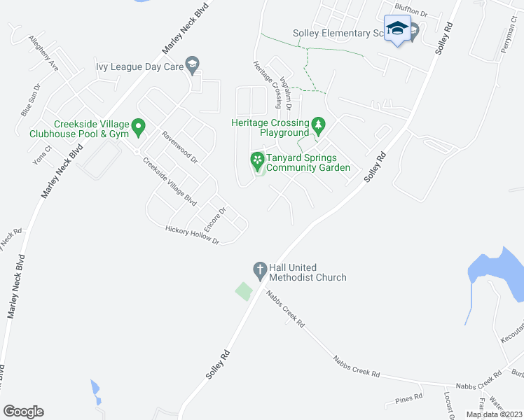 map of restaurants, bars, coffee shops, grocery stores, and more near 904 Boatwright Drive in Glen Burnie