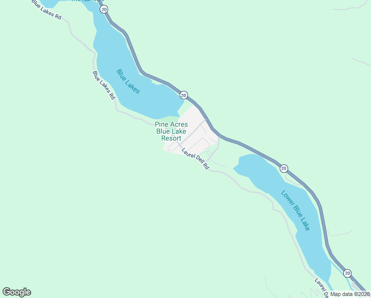 map of restaurants, bars, coffee shops, grocery stores, and more near 9805 Diane Lane in Upper Lake