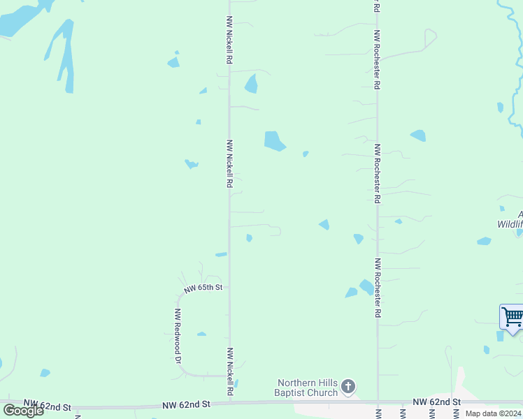 map of restaurants, bars, coffee shops, grocery stores, and more near 6720 Northwest Nickell Road in Topeka