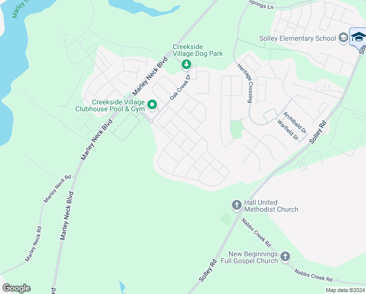 map of restaurants, bars, coffee shops, grocery stores, and more near 8227 Caton Avenue in Glen Burnie