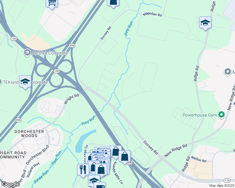 map of restaurants, bars, coffee shops, grocery stores, and more near in Hanover