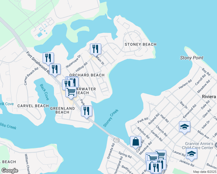 map of restaurants, bars, coffee shops, grocery stores, and more near 1014 Cliff Place in Riviera Beach