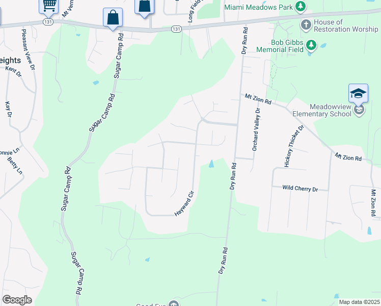 map of restaurants, bars, coffee shops, grocery stores, and more near 1076 Hayward Cir in Milford