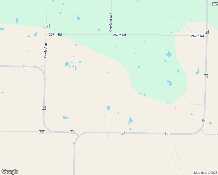 map of restaurants, bars, coffee shops, grocery stores, and more near 25823 Highway D in Slater