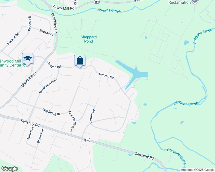 map of restaurants, bars, coffee shops, grocery stores, and more near 210 Heath Court in Winchester