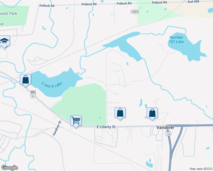 map of restaurants, bars, coffee shops, grocery stores, and more near 1 Country Club Drive in Mexico