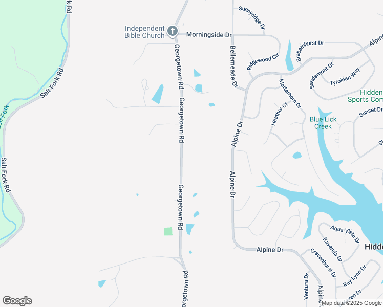 map of restaurants, bars, coffee shops, grocery stores, and more near 20475 Georgetown Road in Lawrenceburg