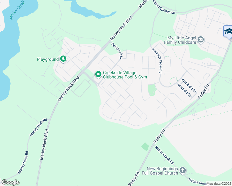 map of restaurants, bars, coffee shops, grocery stores, and more near 8107 Hickory Hollow Drive in Glen Burnie