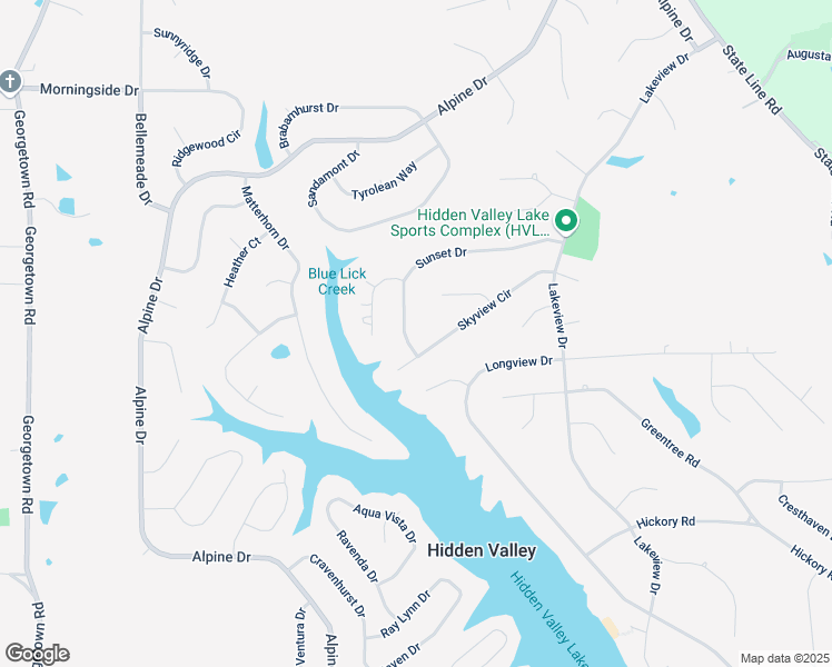 map of restaurants, bars, coffee shops, grocery stores, and more near 1363 Sunset Drive in Lawrenceburg