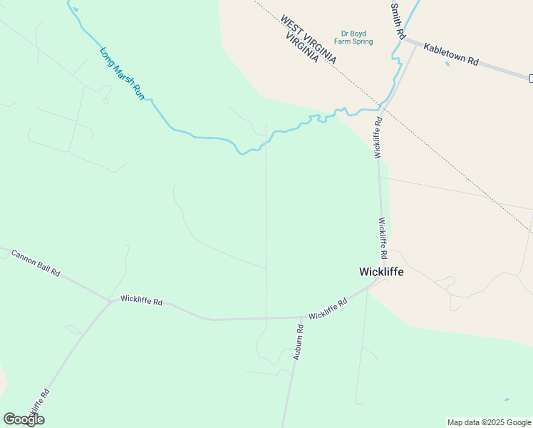 map of restaurants, bars, coffee shops, grocery stores, and more near Smithfield Lane in Berryville