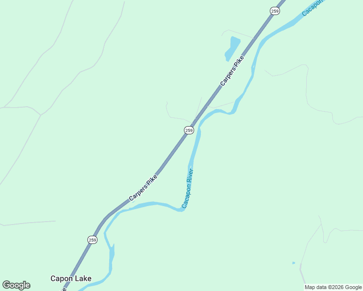 map of restaurants, bars, coffee shops, grocery stores, and more near 9311 Carpers Pike in Wardensville