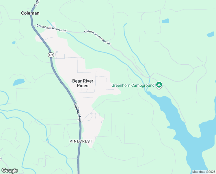 map of restaurants, bars, coffee shops, grocery stores, and more near 14036 Linden Road in Grass Valley