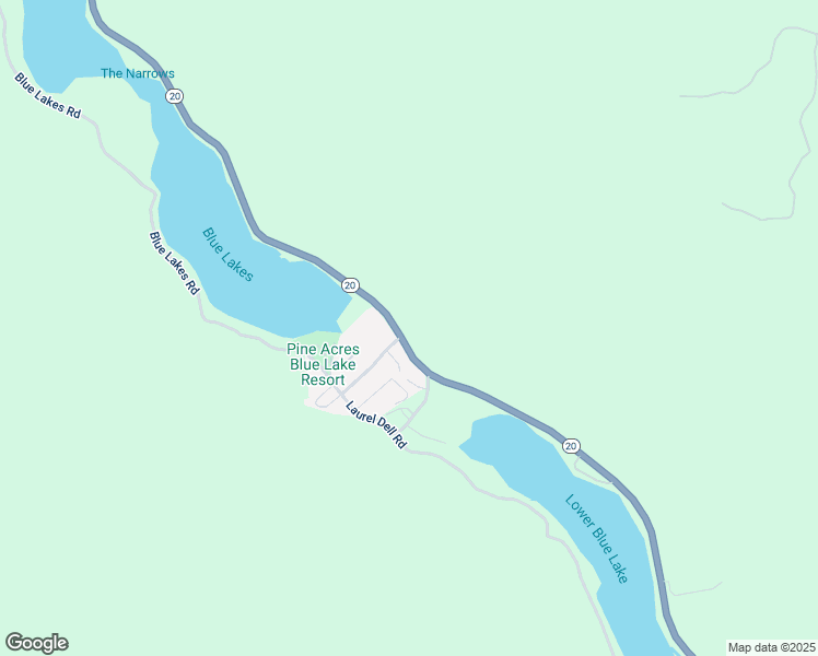 map of restaurants, bars, coffee shops, grocery stores, and more near 5168 California 20 in Upper Lake