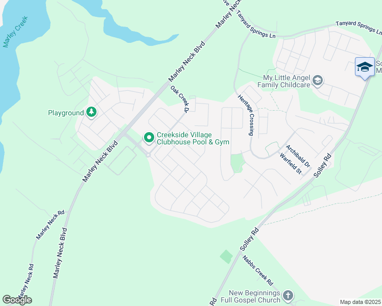 map of restaurants, bars, coffee shops, grocery stores, and more near 549 White Oak Drive in Glen Burnie