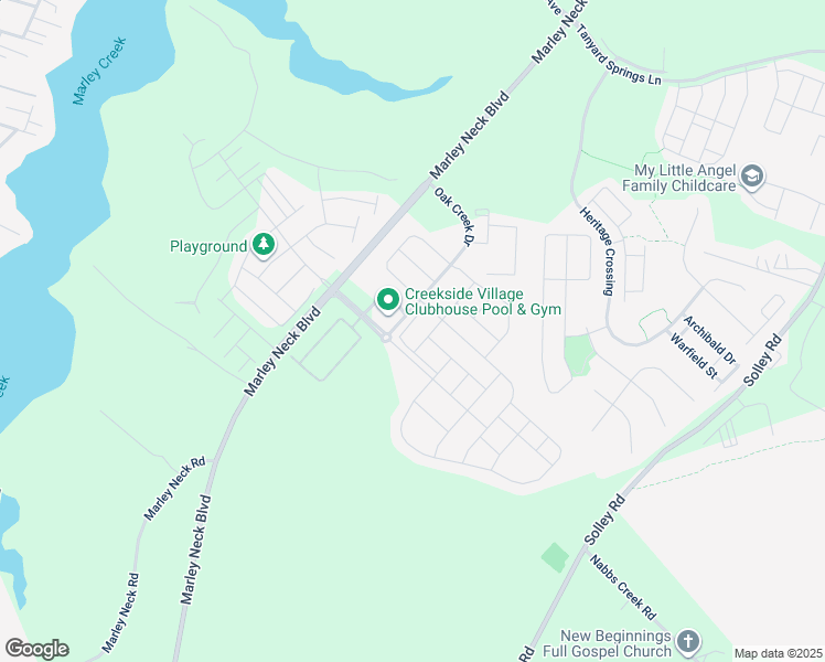 map of restaurants, bars, coffee shops, grocery stores, and more near 7973 Trailview Crossing in Glen Burnie