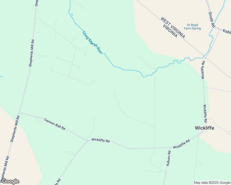 map of restaurants, bars, coffee shops, grocery stores, and more near 167 Smithfield Lane in Berryville