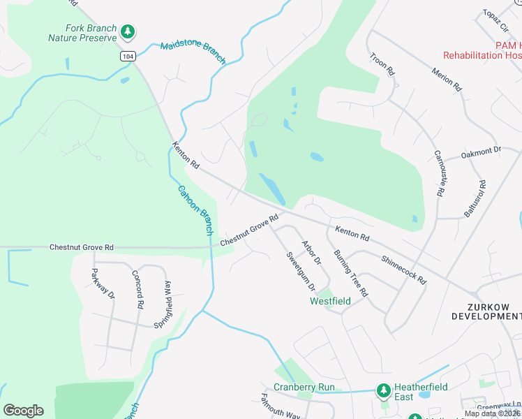 map of restaurants, bars, coffee shops, grocery stores, and more near 2507 Chestnut Grove Road in Dover